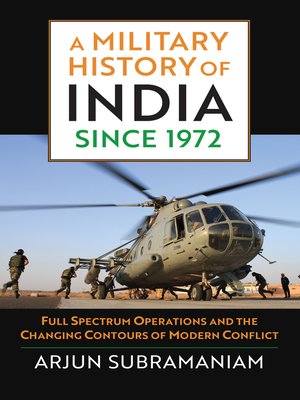 cover image of A Military History of India since 1972